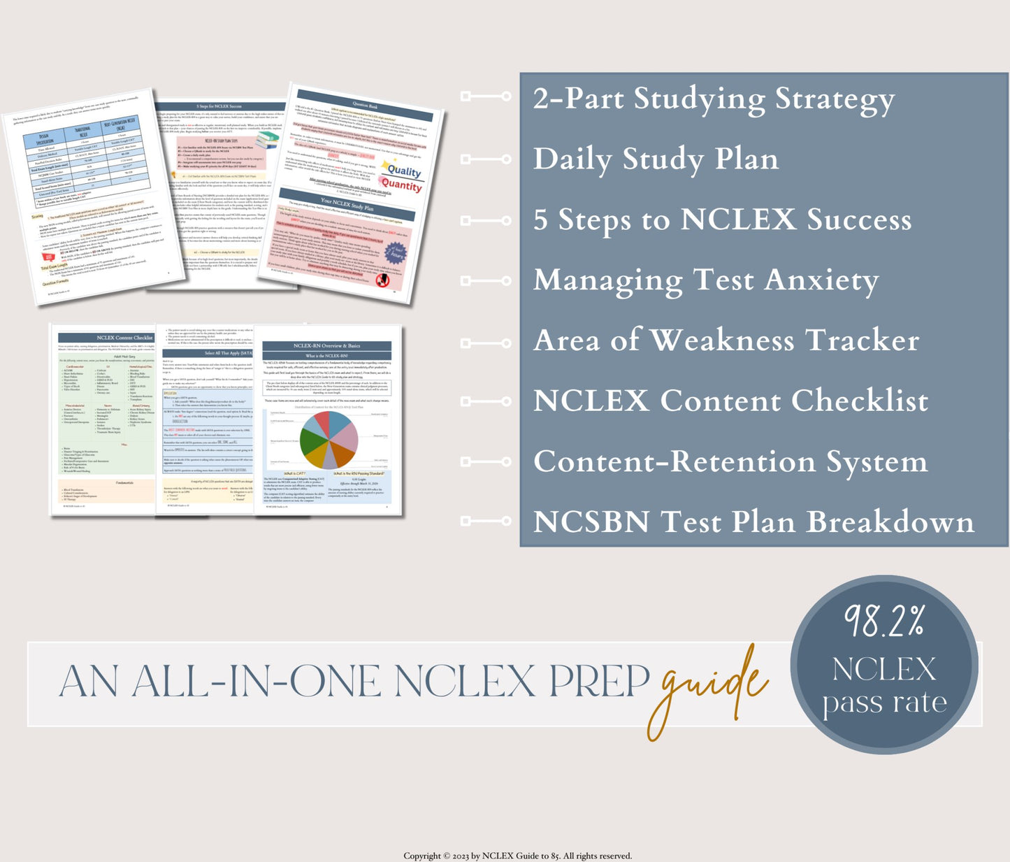 NCLEX Guide to 85 - The Nursing Perspective