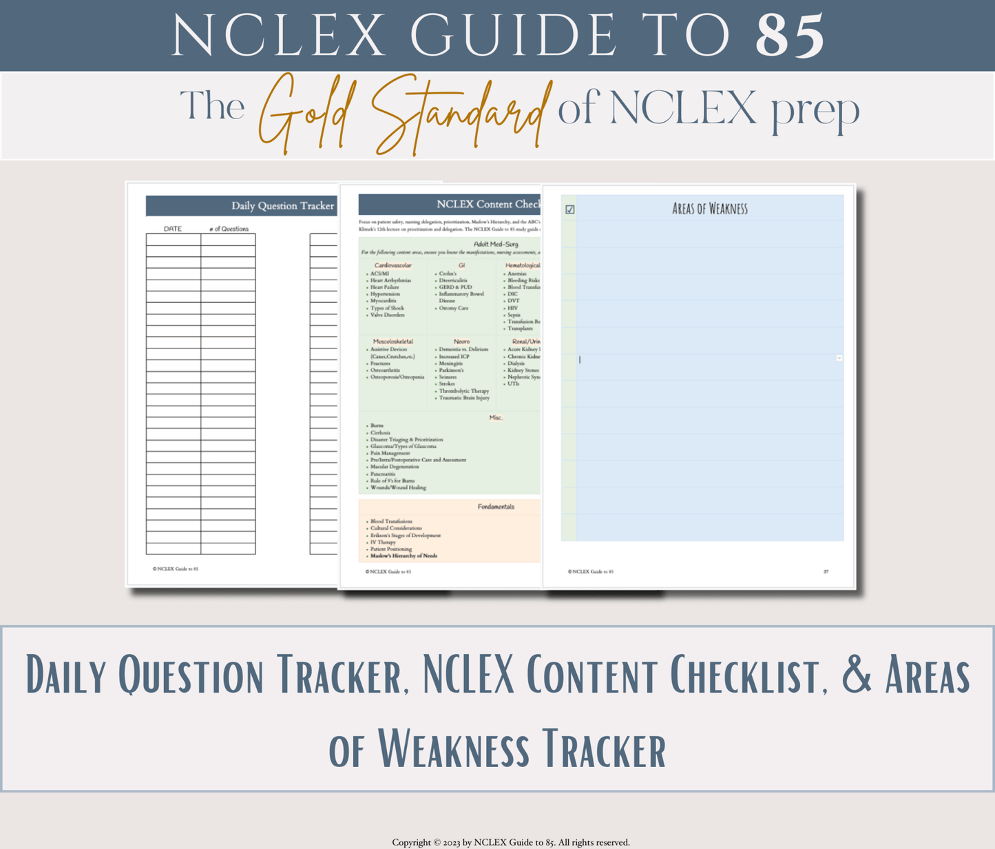 NCLEX Guide to 85 - The Nursing Perspective
