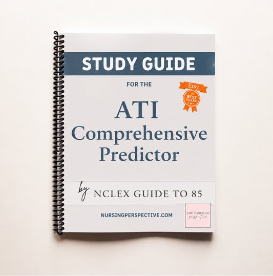 ATI RN Comprehensive Predictor Study Guide study guide for the updated ATI RN comprehensive predictor for nursing students. ATI exit exam for RN students. Nursing student ATI.  ATI comp predictor ati nursing student test bank answer sheet ATI RN test bank with answers