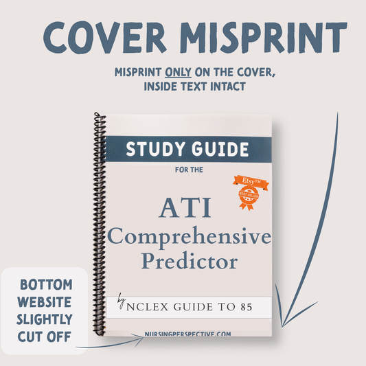 *COVER MISPRINT* Hardcopy ATI RN Comprehensive Predictor Study Guide ©