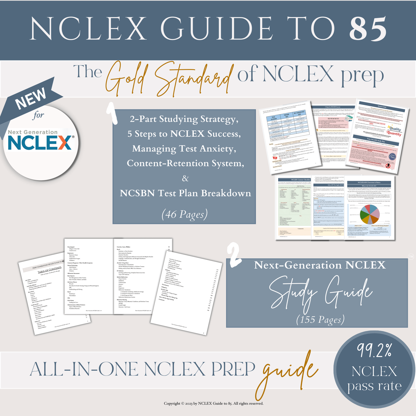 NCLEX Guide to 85 © - The Nursing Perspective