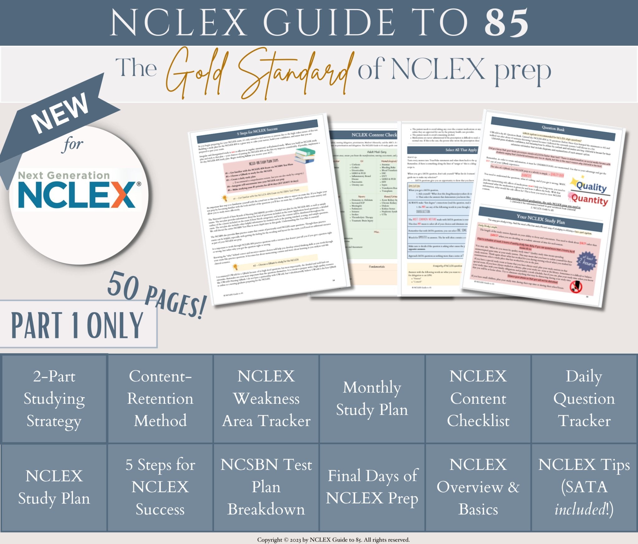 NCLEX Guide to 85© – The Nursing Perspective